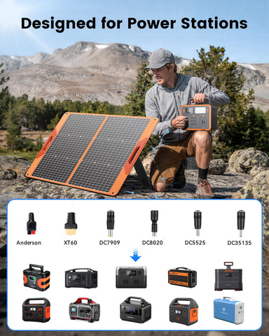 SOLUPUP panel desplegado orientado al sol para máxima carga