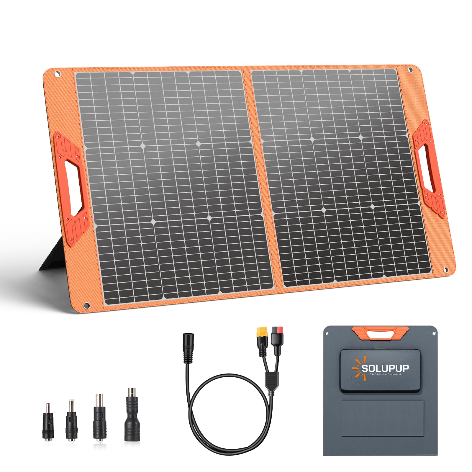 SOLUPUP panel frontal plegado compacto ideal para transporte