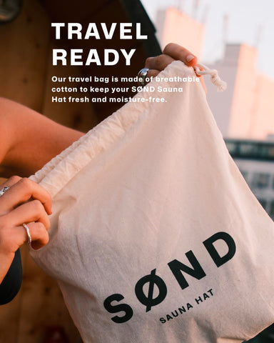 SØND bolsa de algodón transpirable que facilita transporte y ventilación