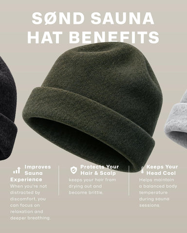 SØND gorra con funda de algodón lista para llevar al spa