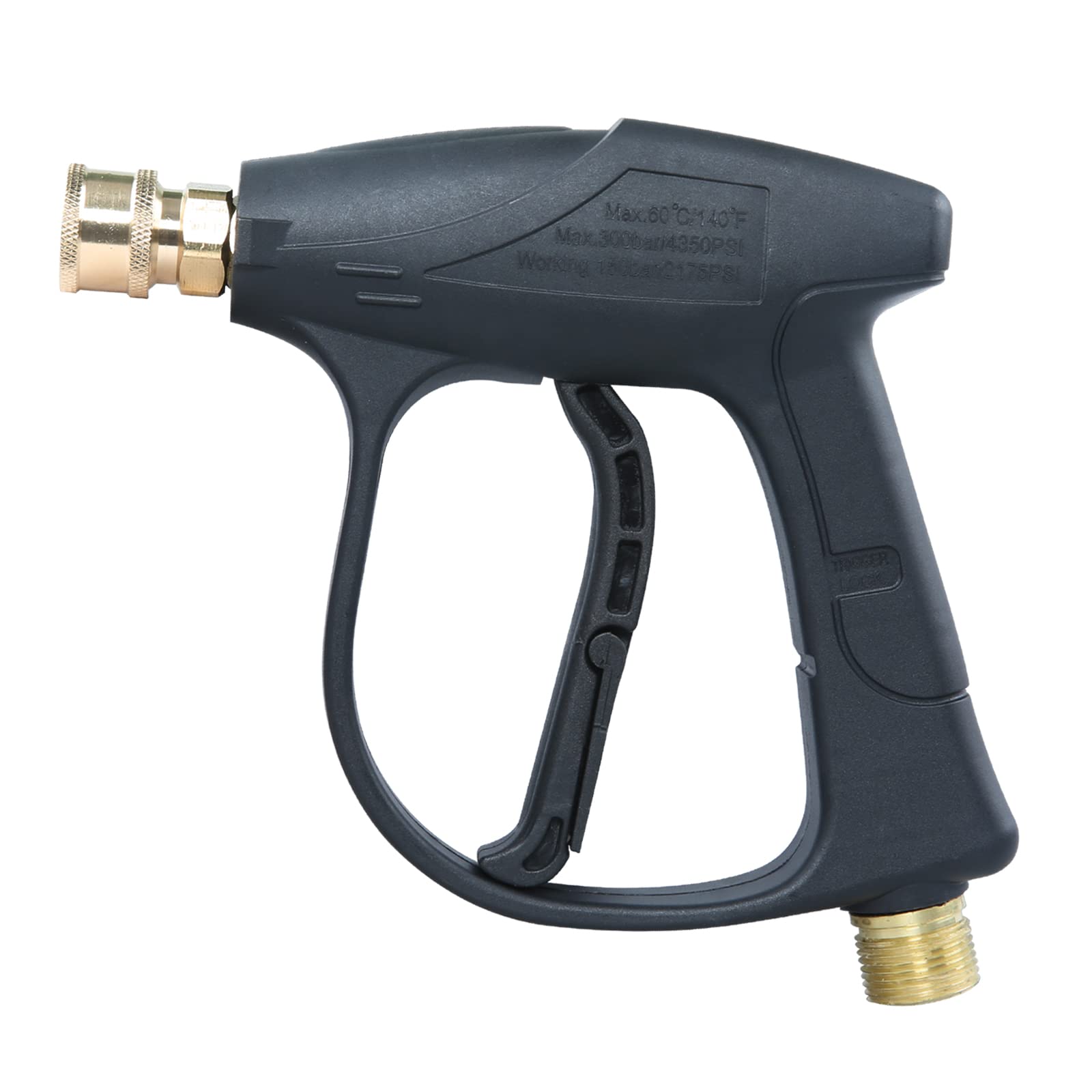 Sooprinse pistola frontal mostrando su diseño resistente y fácil manejo