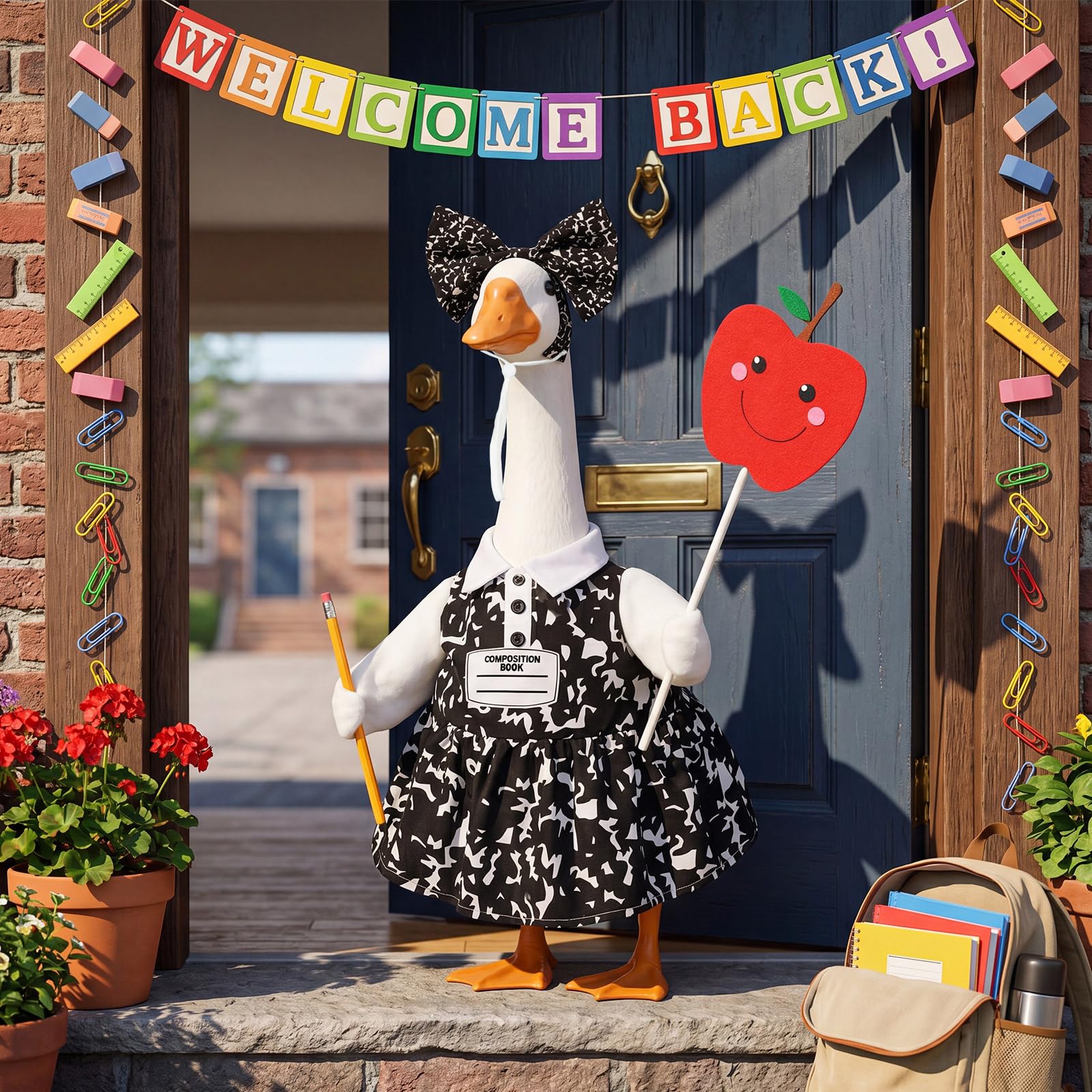 Soulchen accesorios incluidos: lápiz decorativo y globo manzana para completar el atuendo