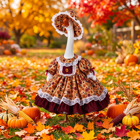 Soulchen vestido frontal girasol mostrando aspecto festivo