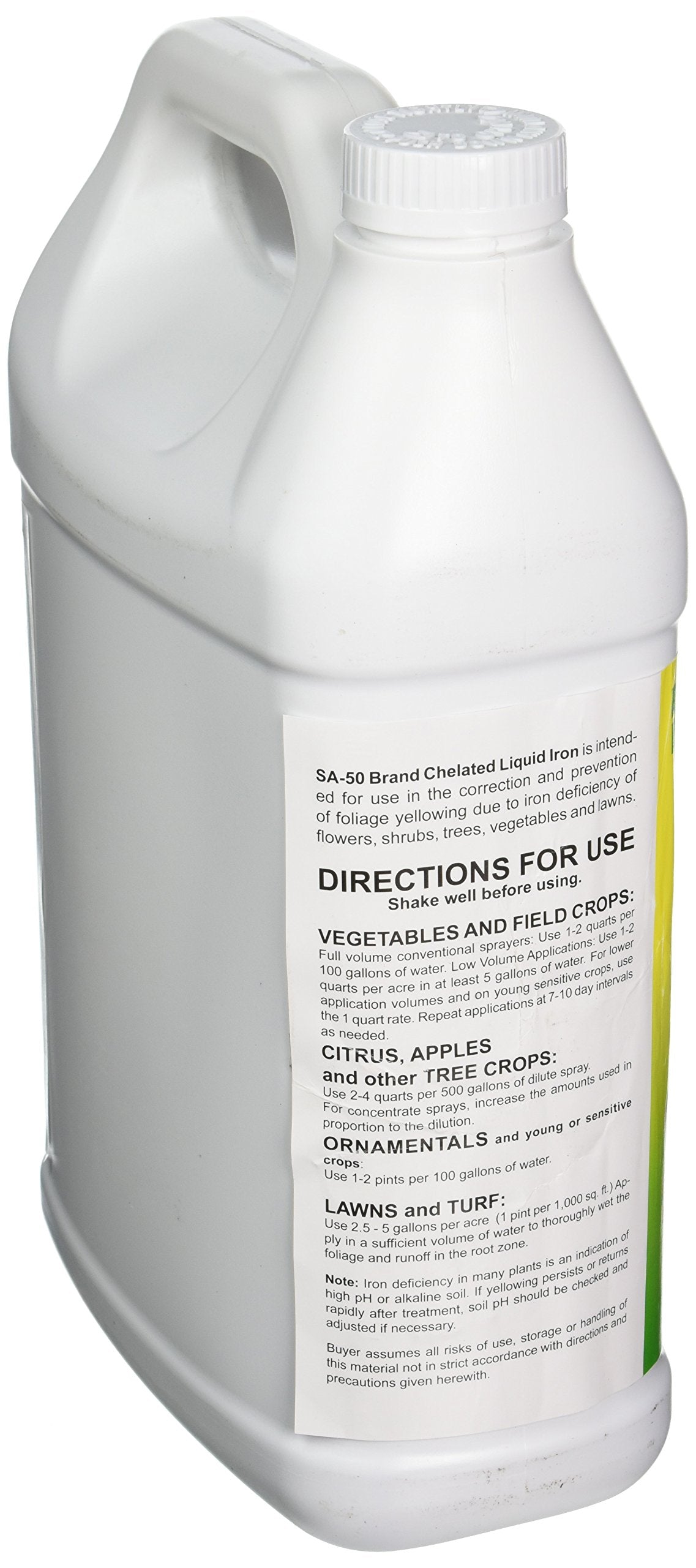 Southern Ag aplicación foliar sobre hojas verde intenso mejora el color