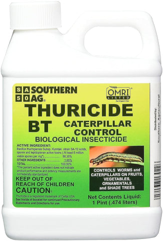 Southern Ag botella frontal 16 oz mostrando etiqueta y uso práctico