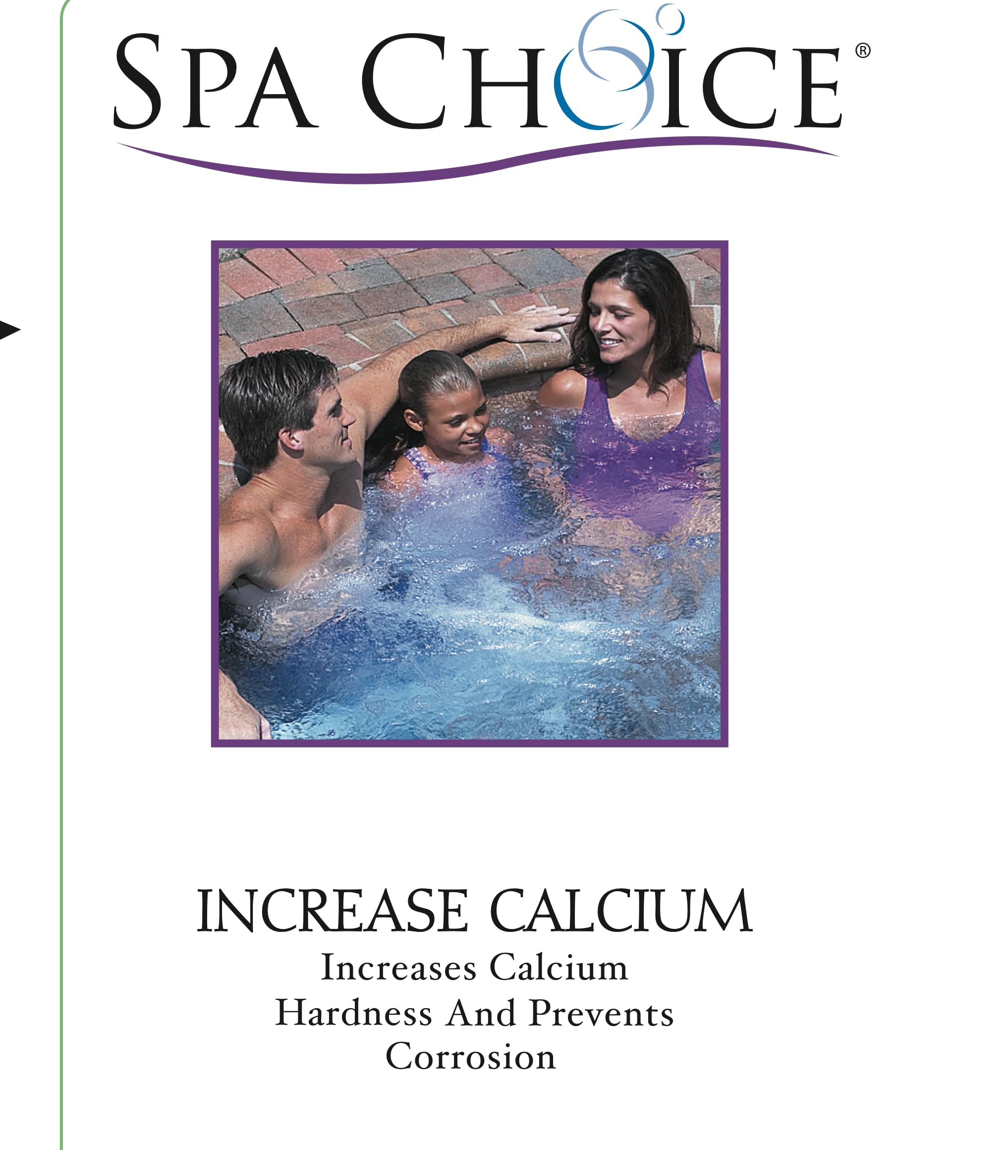 SpaChoice vertido en spa con beneficio de mezcla homogénea