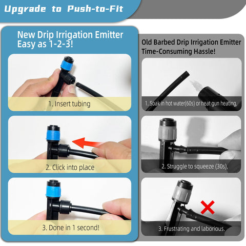 Spalolen detalle del conector push-to-fit y sellado hermético