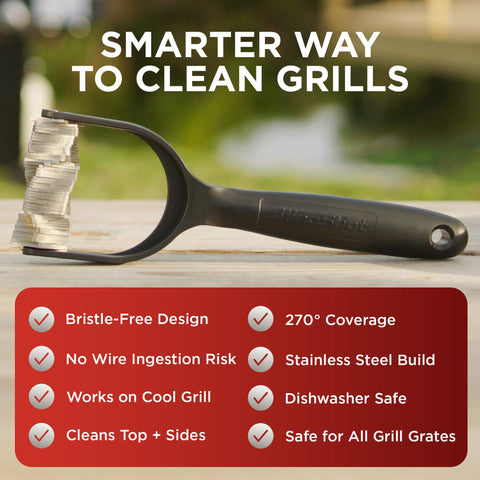 Spark Innovators Slingshot en ambiente de barbacoa, mantiene parrilla lista