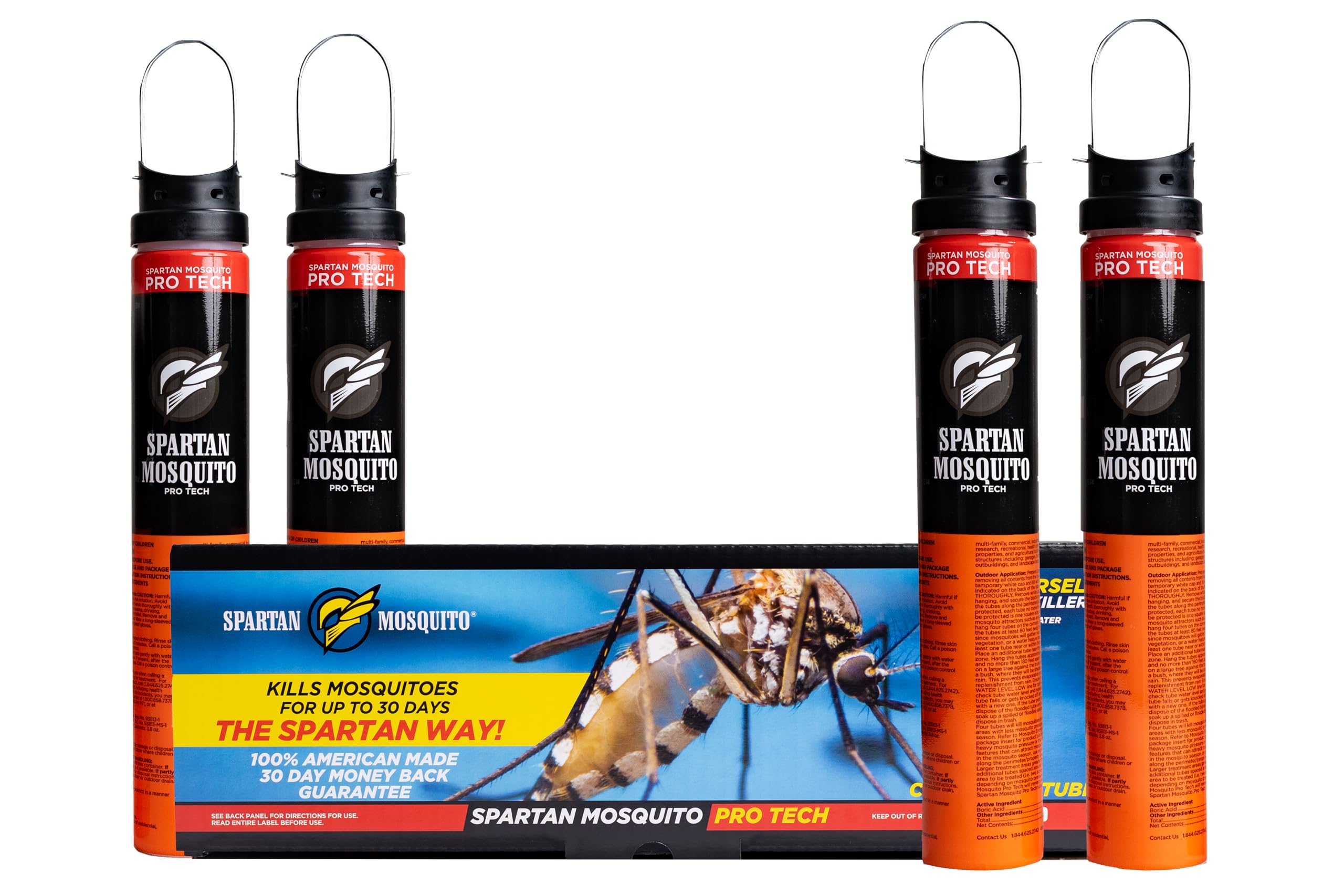 SPARTAN MOSQUITO empaque frontal del kit 1 acre, fácil identificación