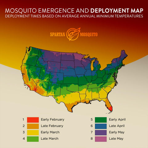 SPARTAN MOSQUITO en jardín junto a mobiliario exterior, demuestra aplicación práctica