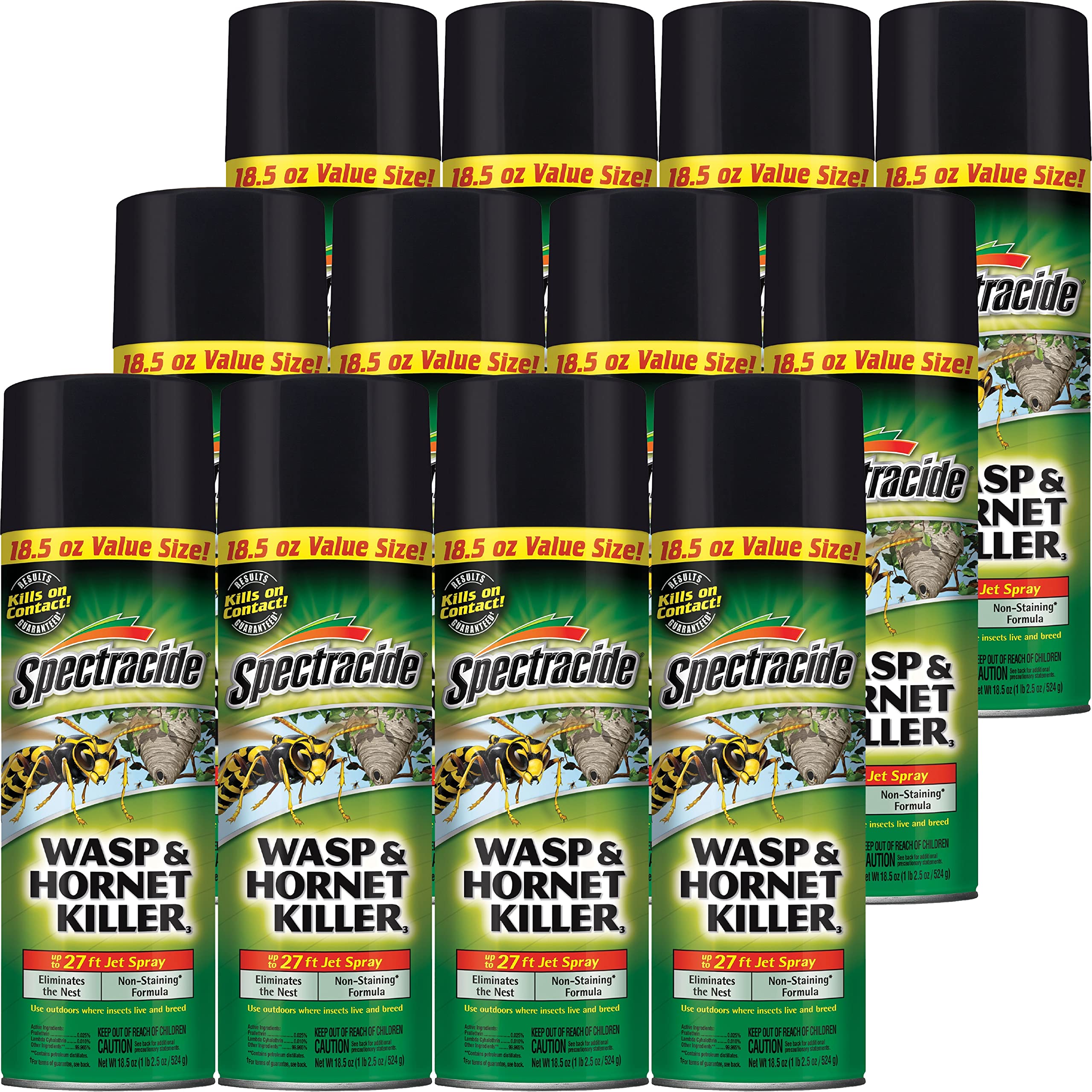 Spectracide aerosol vista frontal con envase visible y control efectivo