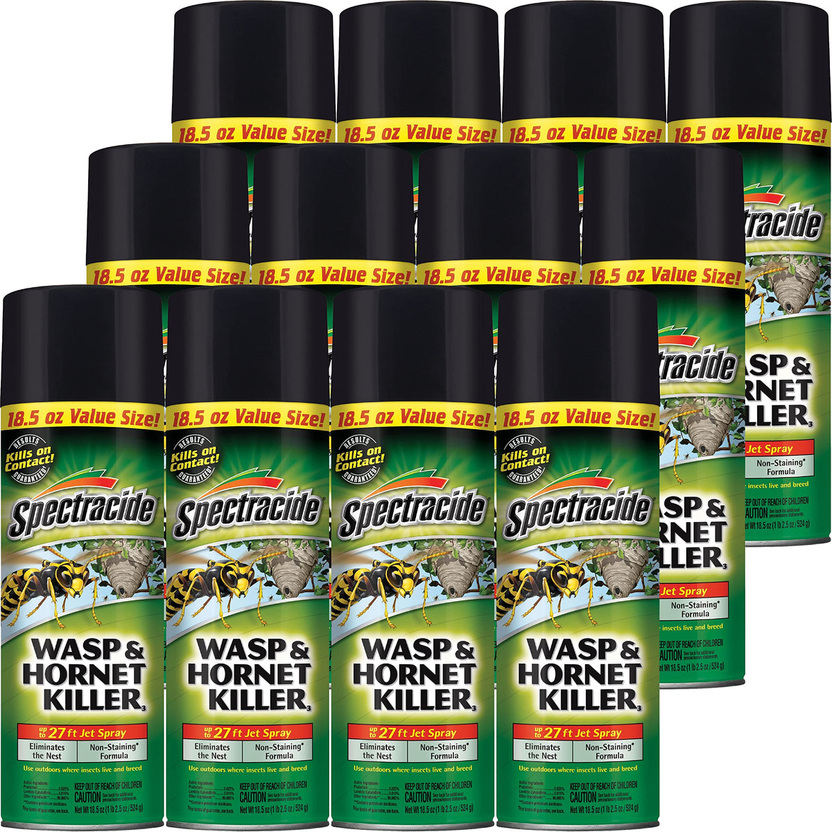 Spectracide aerosol vista frontal con envase visible y control efectivo