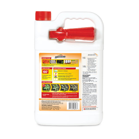 Spectracide protección con cartón junto a plantas ornamentales para seguridad