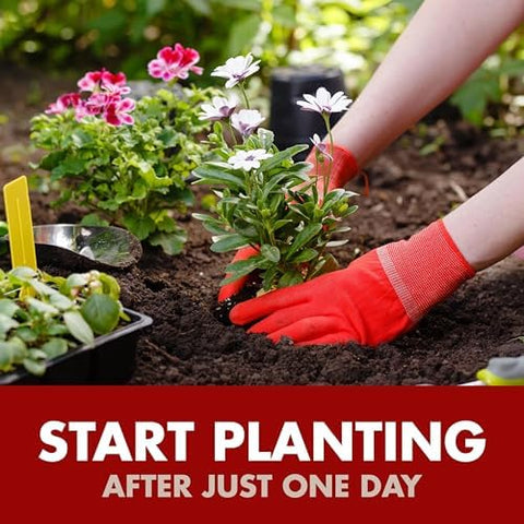 Spectracide protección de plantas con plástico durante aplicación segura