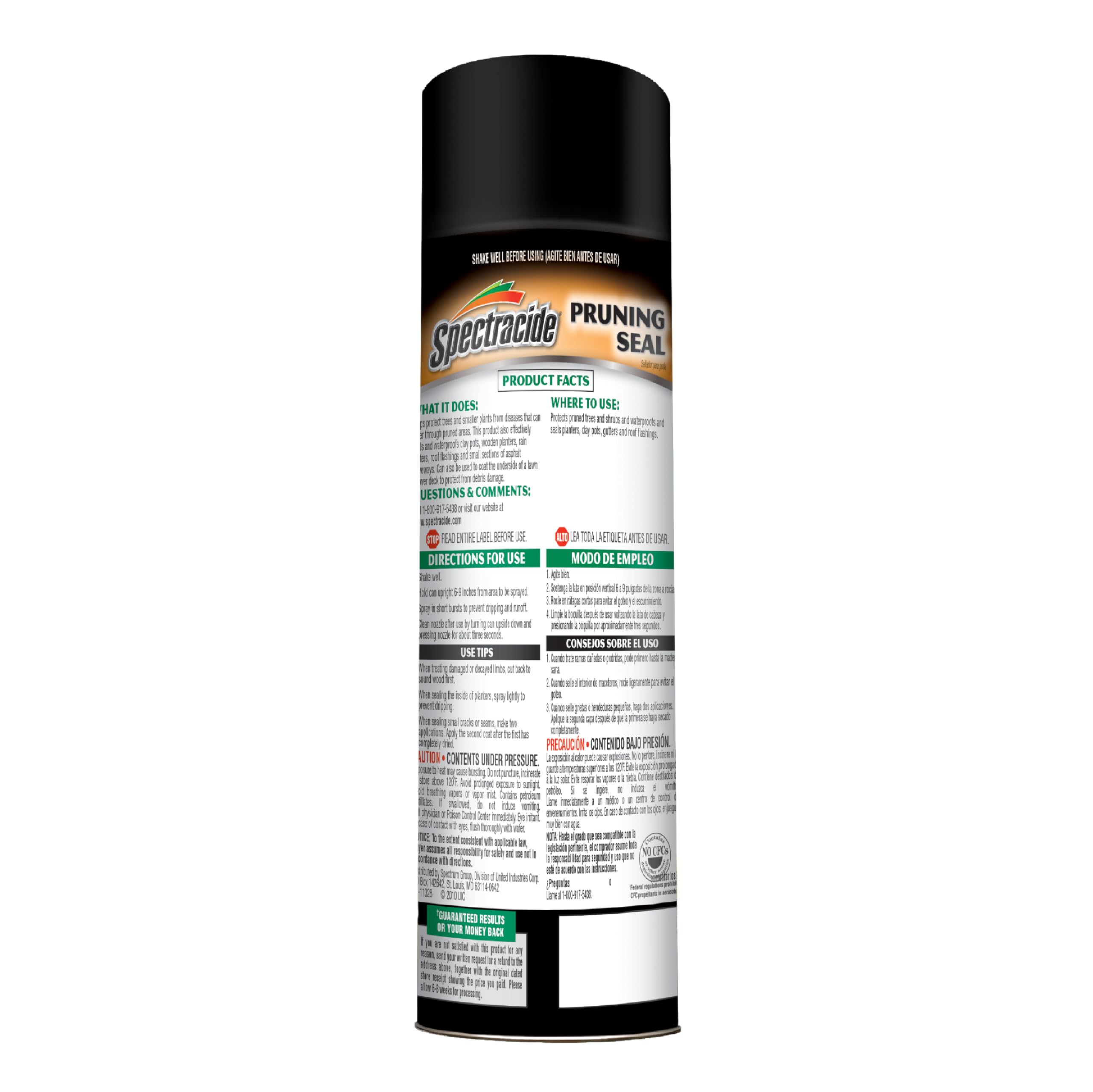 Spectracide sellando canaleta metálica para prevenir filtraciones