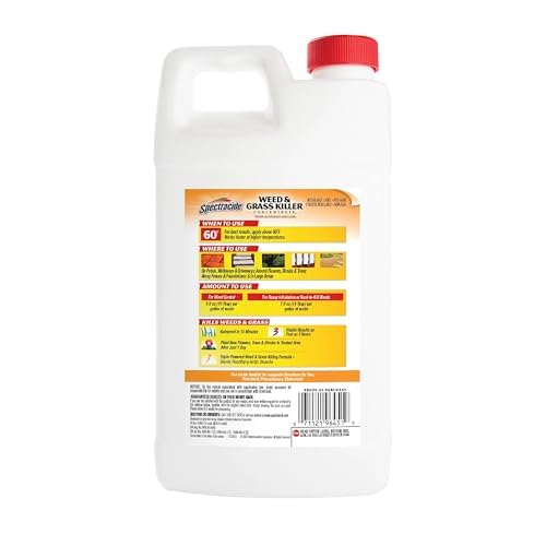 Spectracide uso con pulverizador de mochila para cobertura uniforme