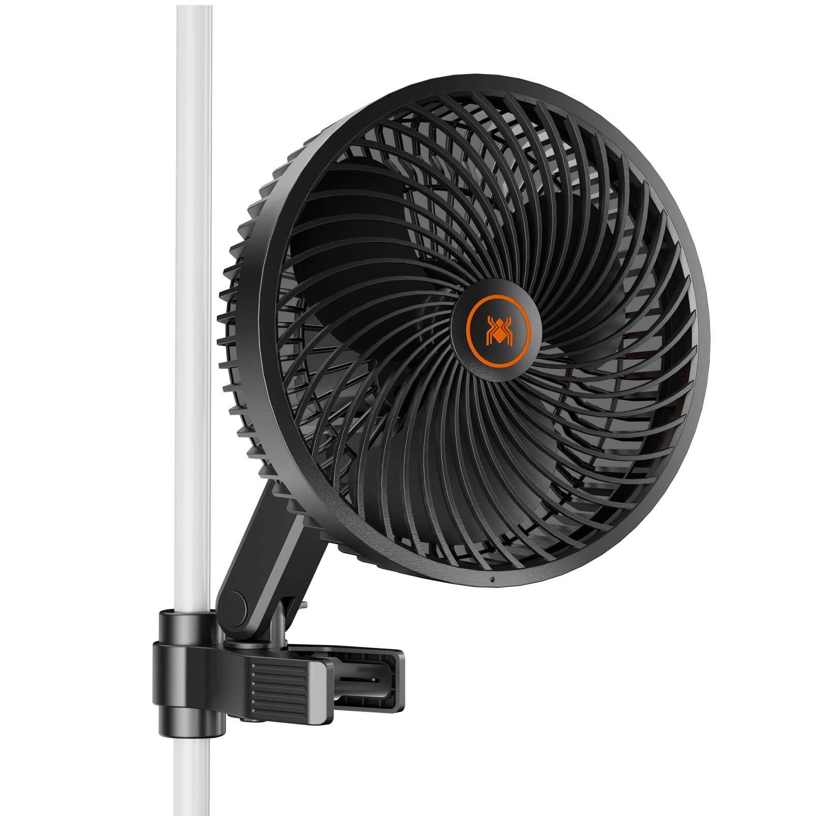 Spider Farmer vista frontal del ventilador 6" con clip, flujo eficiente