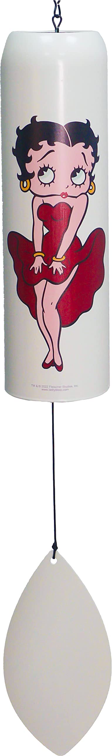 Spoontiques Betty Boop vista frontal colgante con campana, añade encanto sonoro