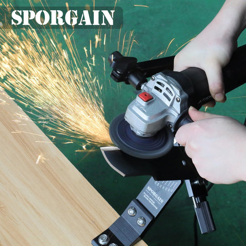 SporGain cuchilla sujeta en el marco para afilado preciso y seguro
