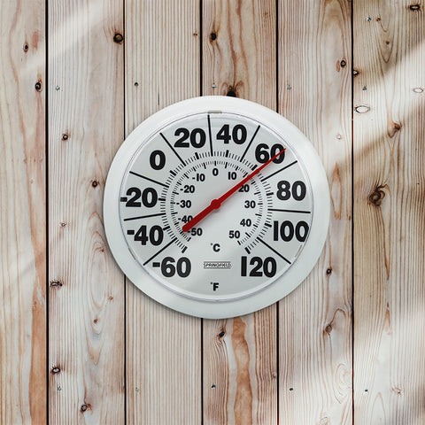 Springfield en invernadero midiendo temperatura para cultivo controlado