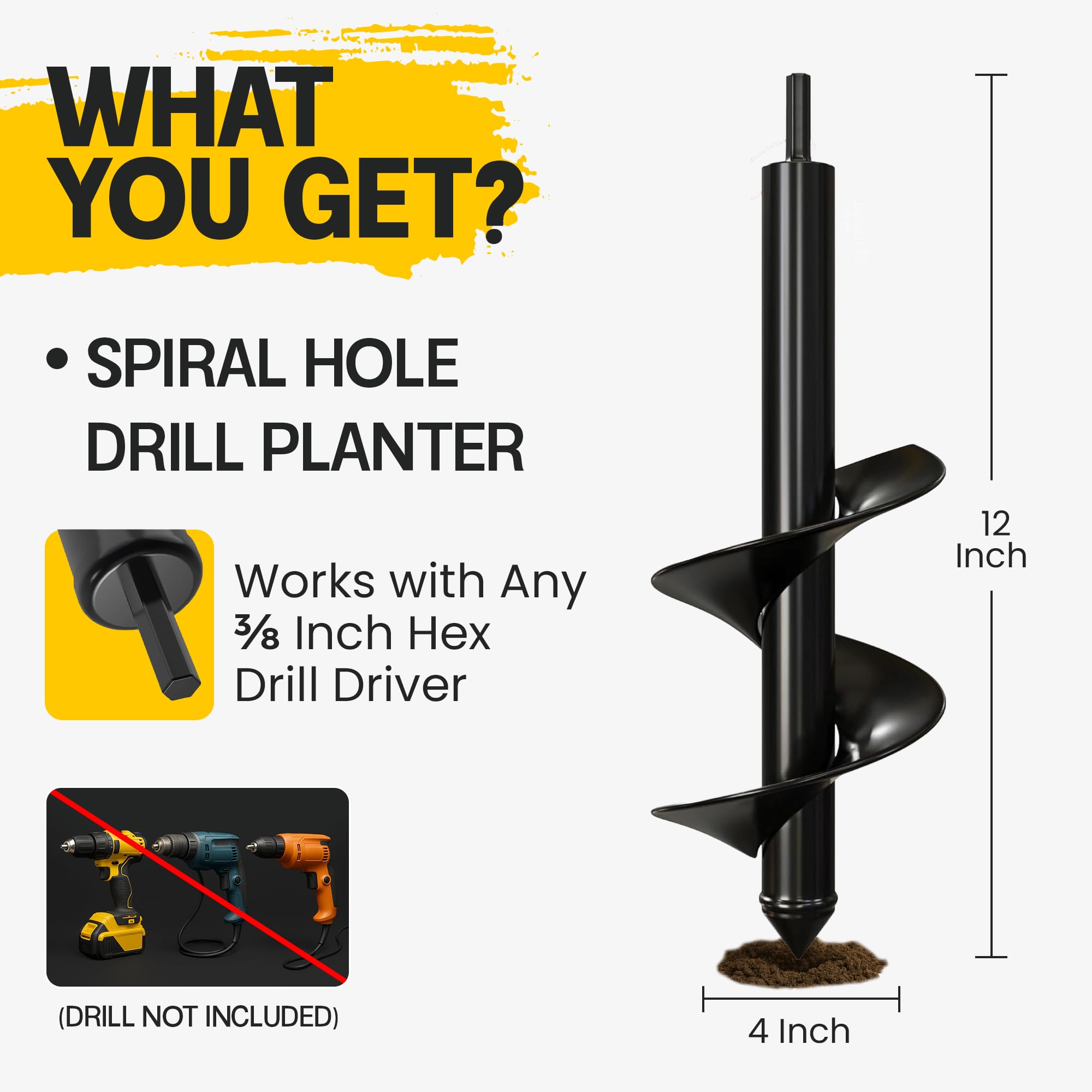 Sproot detalle de la espiral de acero resistente que garantiza perforaciones precisas