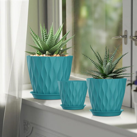SQKH macetas en escena decorativa integradas al hogar