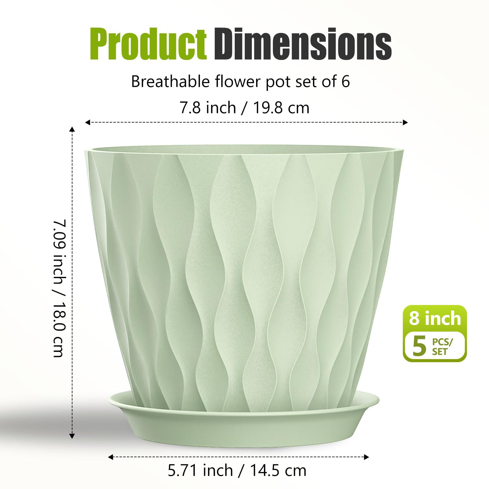 SQKH maceta en balcón con plantas, optimiza espacio y decoración