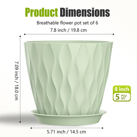 SQKH maceta en balcón con plantas, optimiza espacio y decoración