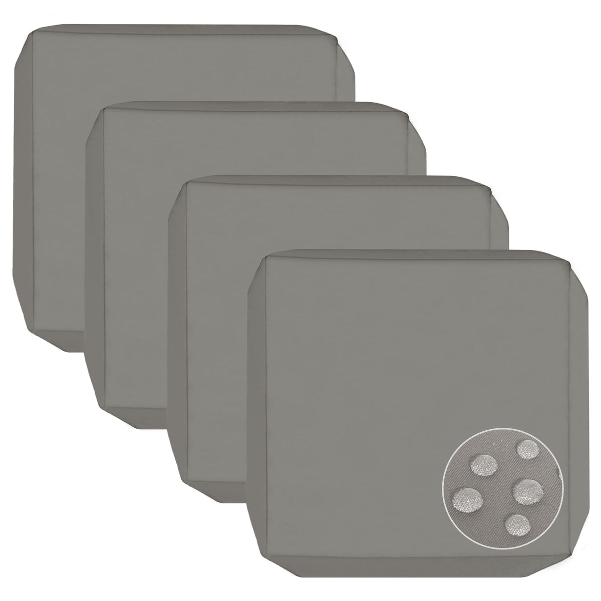 Sqodok vista frontal del pack de 4 fundas que renueva cojines