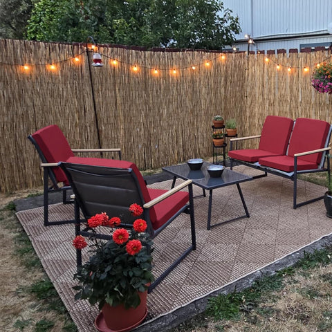 Sqodok funda en terraza estilo lifestyle mejorando el espacio exterior