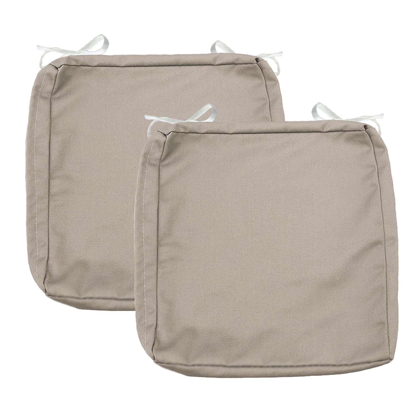 Sqodok vista frontal del pack de 2 fundas 18x18 para renovar cojines