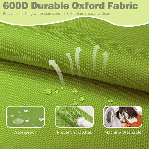 Sqodok funda colocada en silla de patio, mejora estética y uso