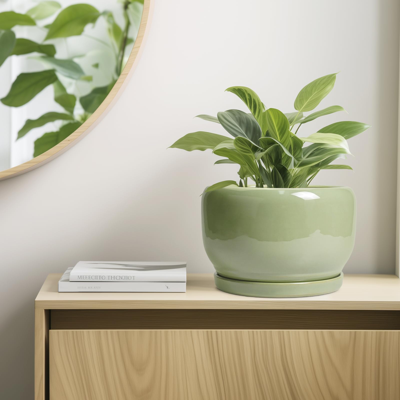 SQOWL maceta integrada en ambiente moderno que realza la decoración