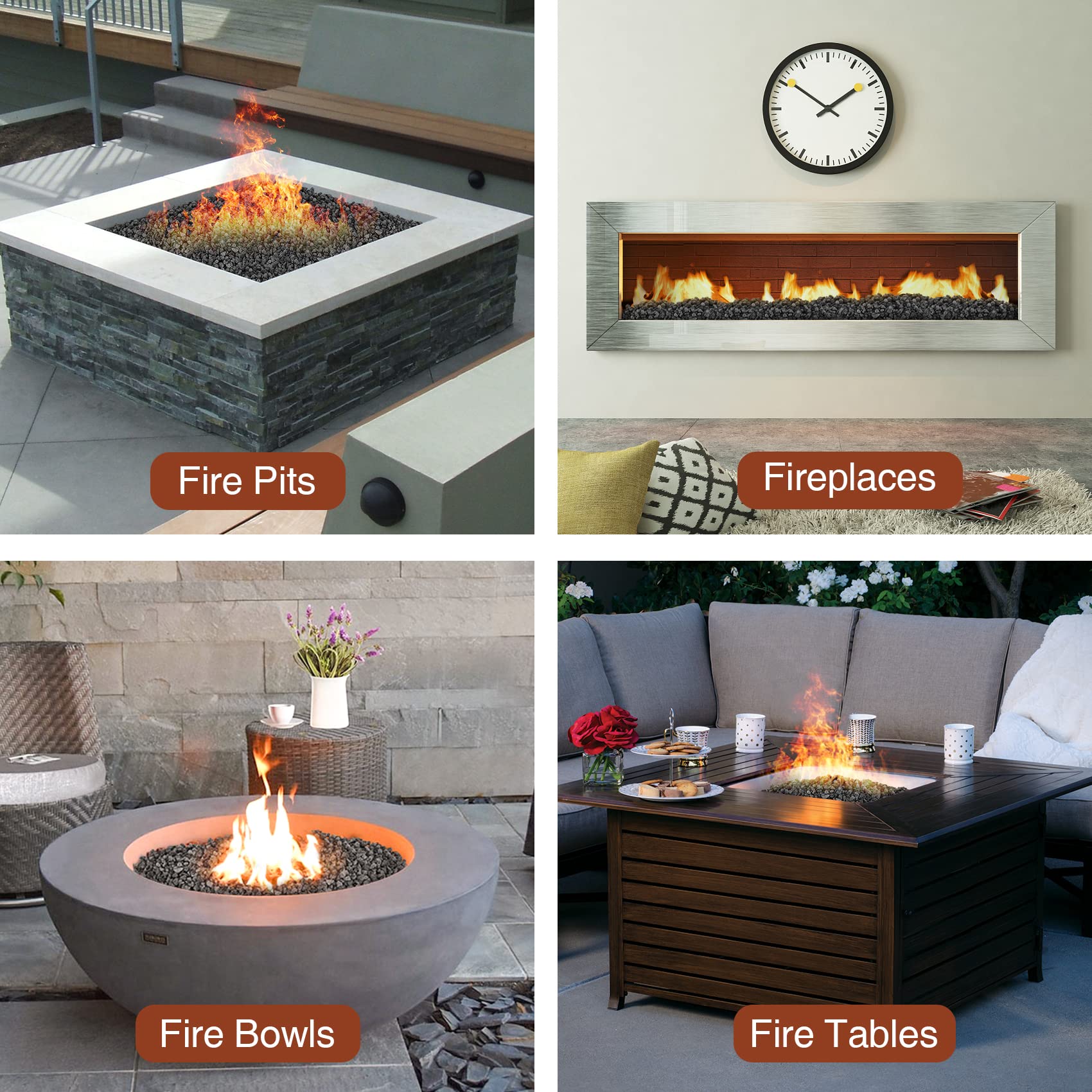 Stanbroil granulado junto a registros decorativos, realza realismo