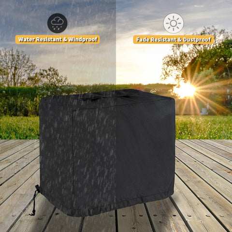 Starcrew funda colocada sobre parrilla BIG HORN OUTDOORS para protegerla