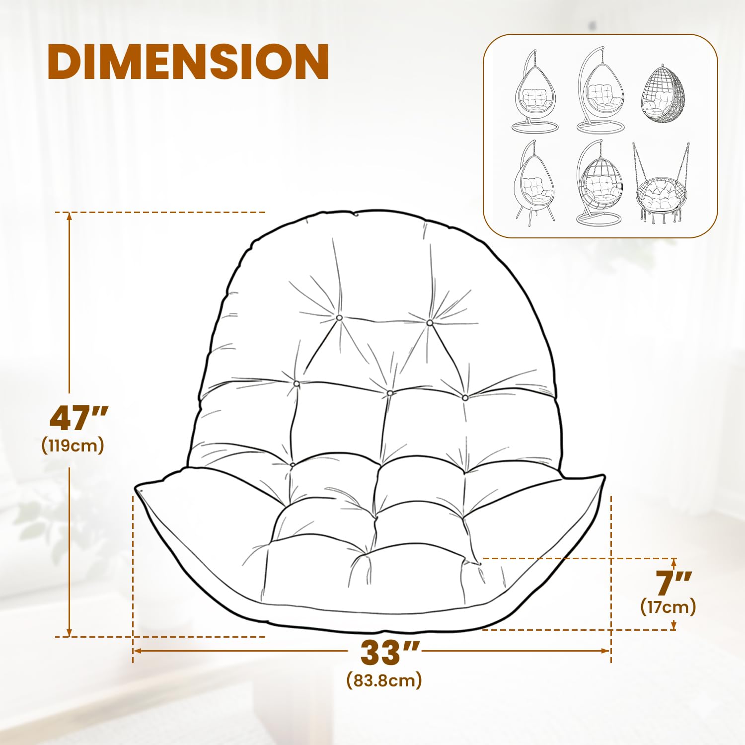 STAYDEN primer plano de costuras 3D que mantienen el relleno estable y uniforme