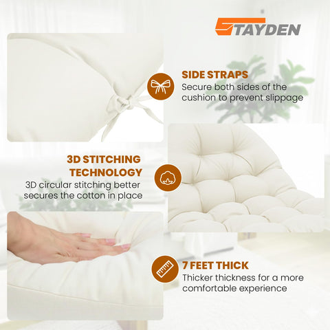 STAYDEN reverso antideslizante con partículas y correas para fijación segura