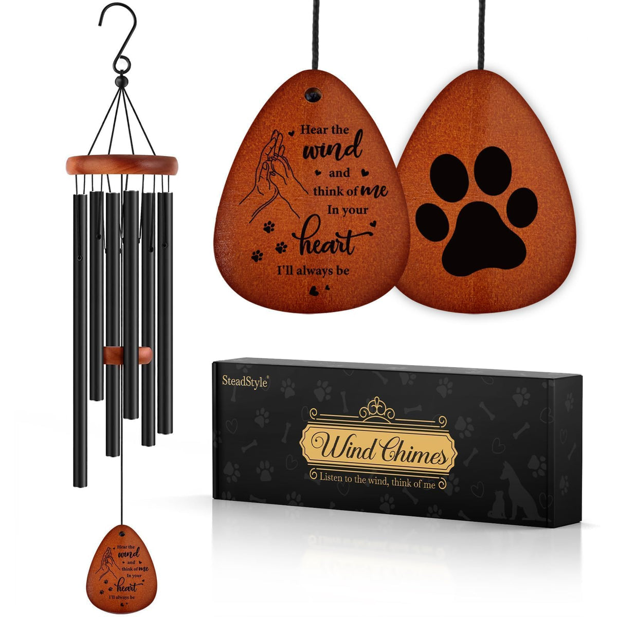 SteadStyle campana frontal en caja lista para regalar con diseño emotivo