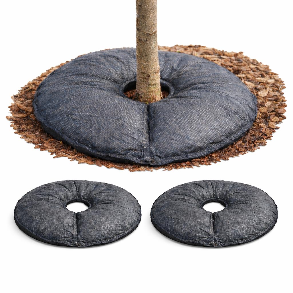 SteadySpring alfombra 24" vista frontal, muestra empaque y tamaño práctico