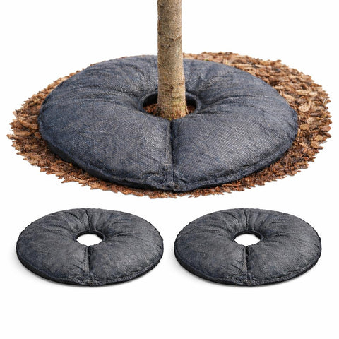 SteadySpring alfombra 24" vista frontal, muestra empaque y tamaño práctico