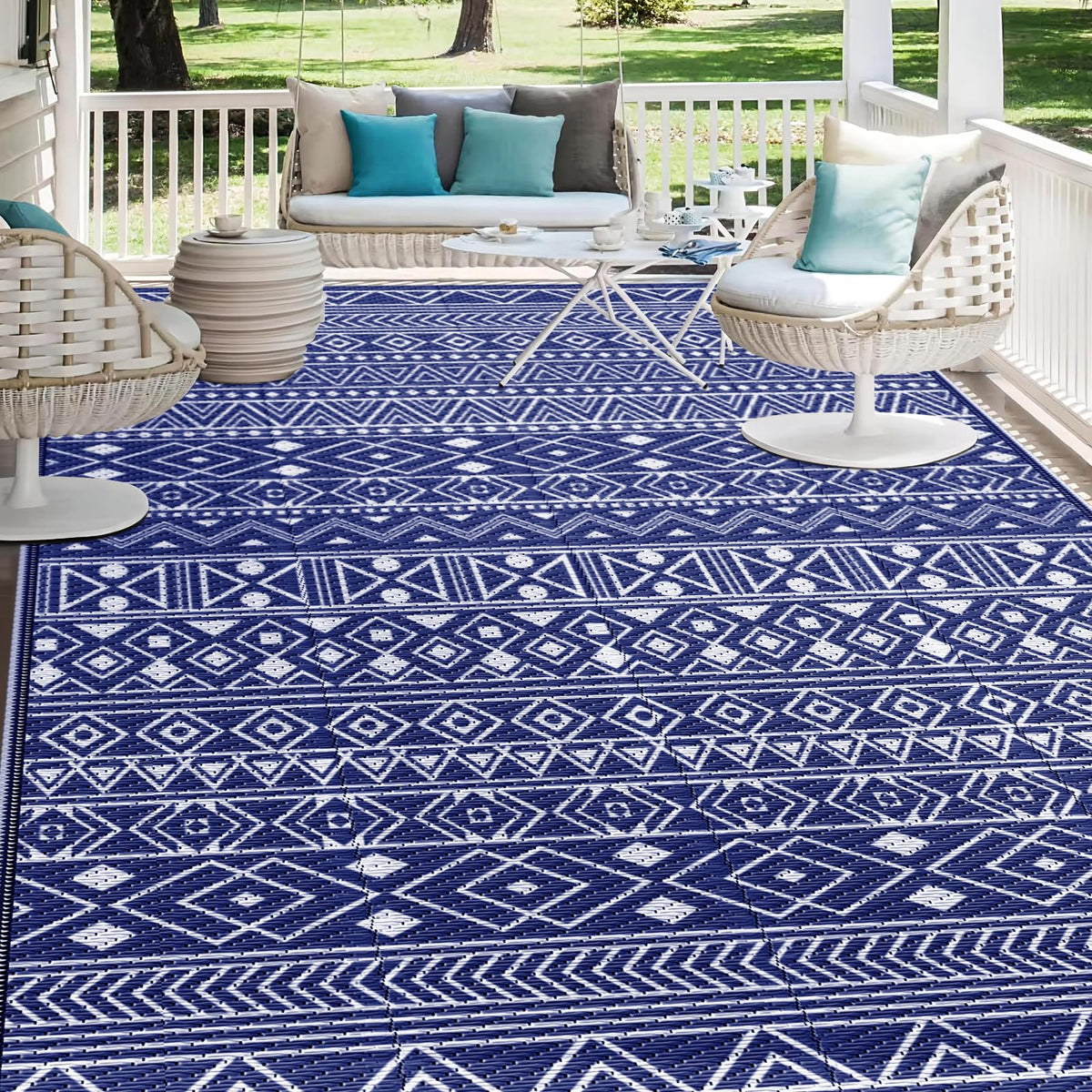 StepLively vista frontal azul decorativa y resistente al agua