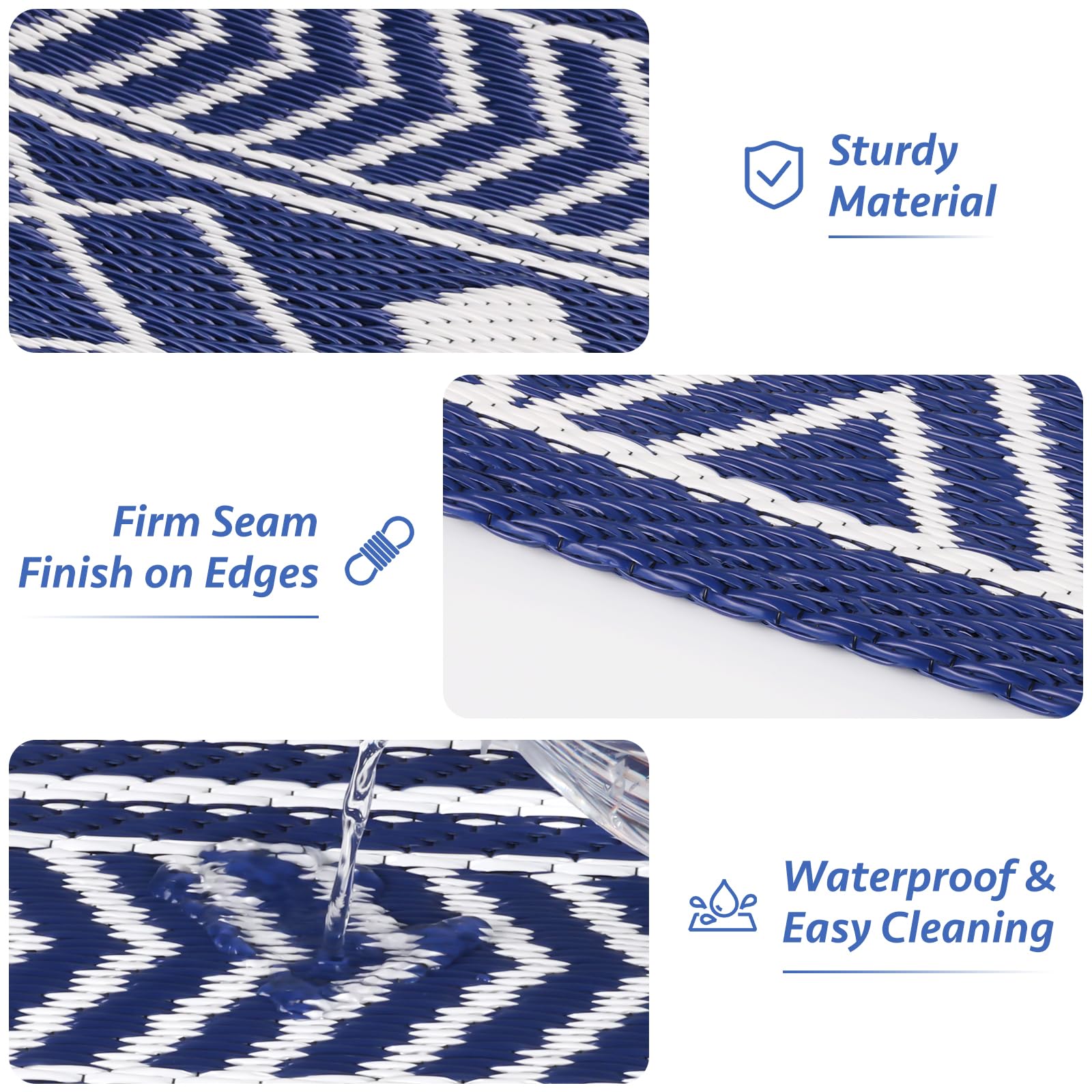 StepLively alfombra junto a silla para mostrar tamaño 6x9 ft práctico