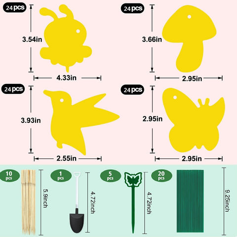Stingmon textura pegajosa primer plano reteniendo insectos eficazmente