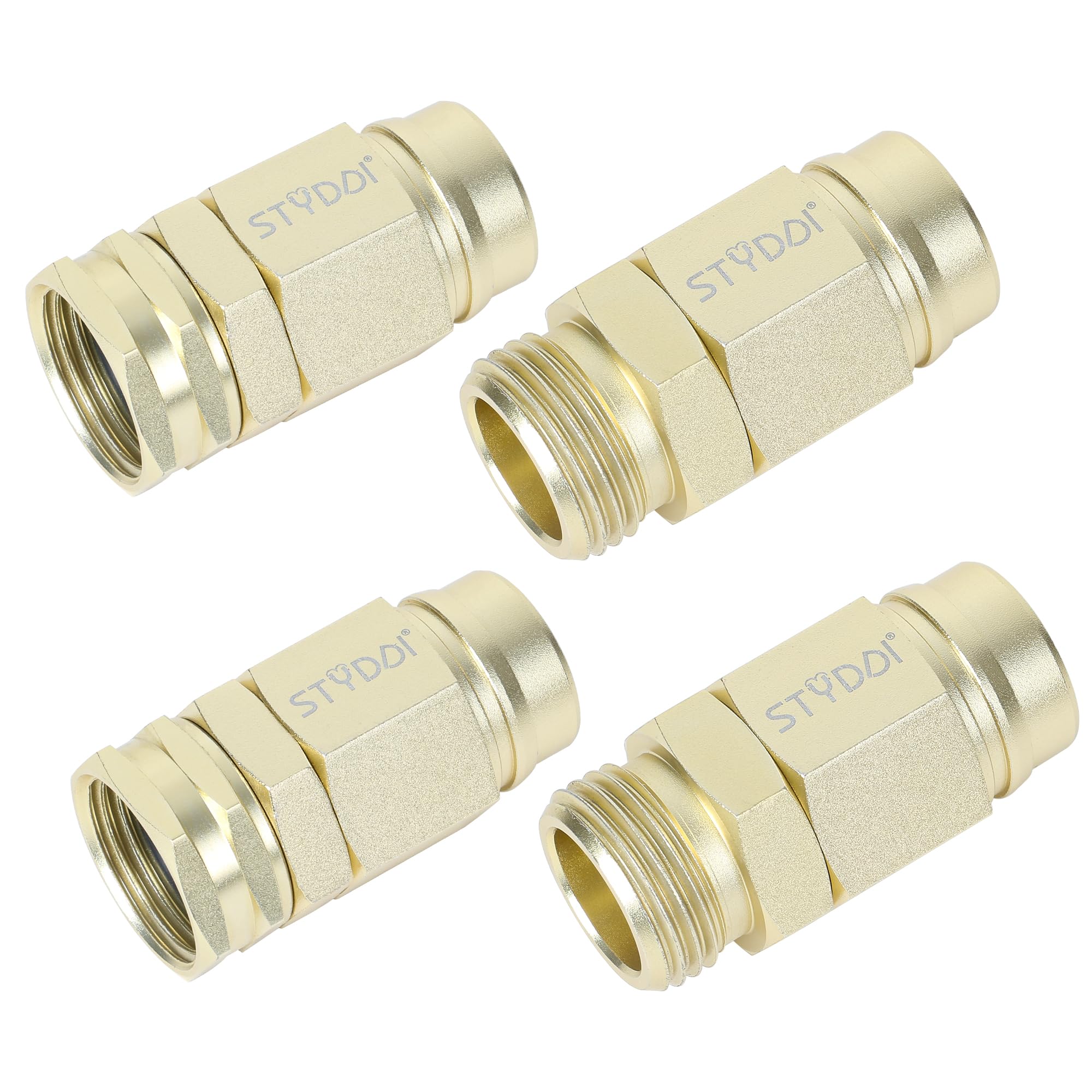 STYDDI conector frontal de aluminio resistente para sellado duradero