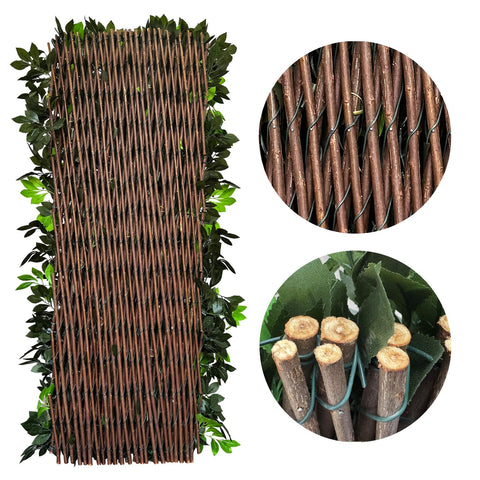 Sumery valla en jardín como fondo decorativo y solución estética
