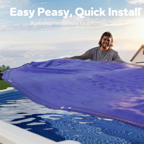 SUMMERBUDDY comparación de tamaño con piscina para confirmar compatibilidad