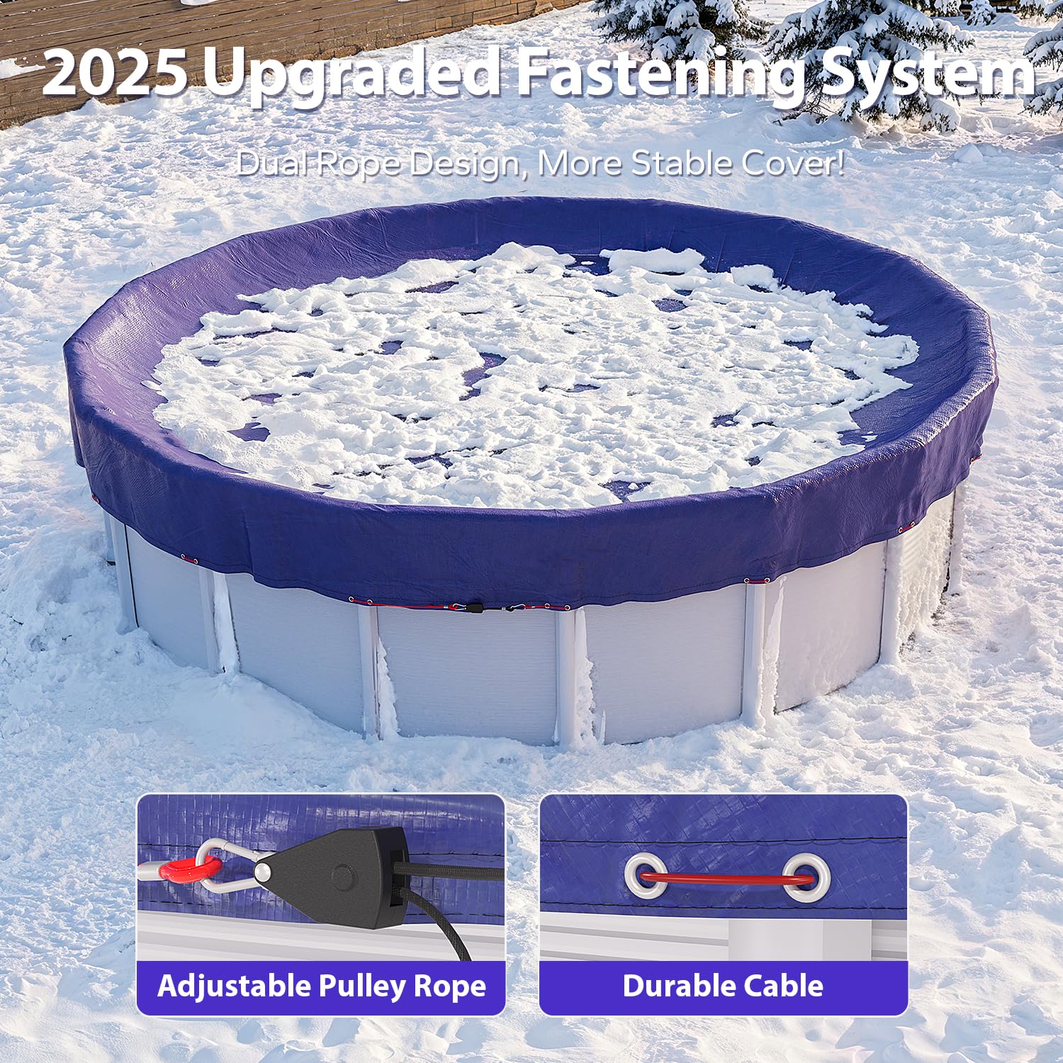 SUMMERBUDDY detalle del tejido PE resistente que aumenta durabilidad exterior