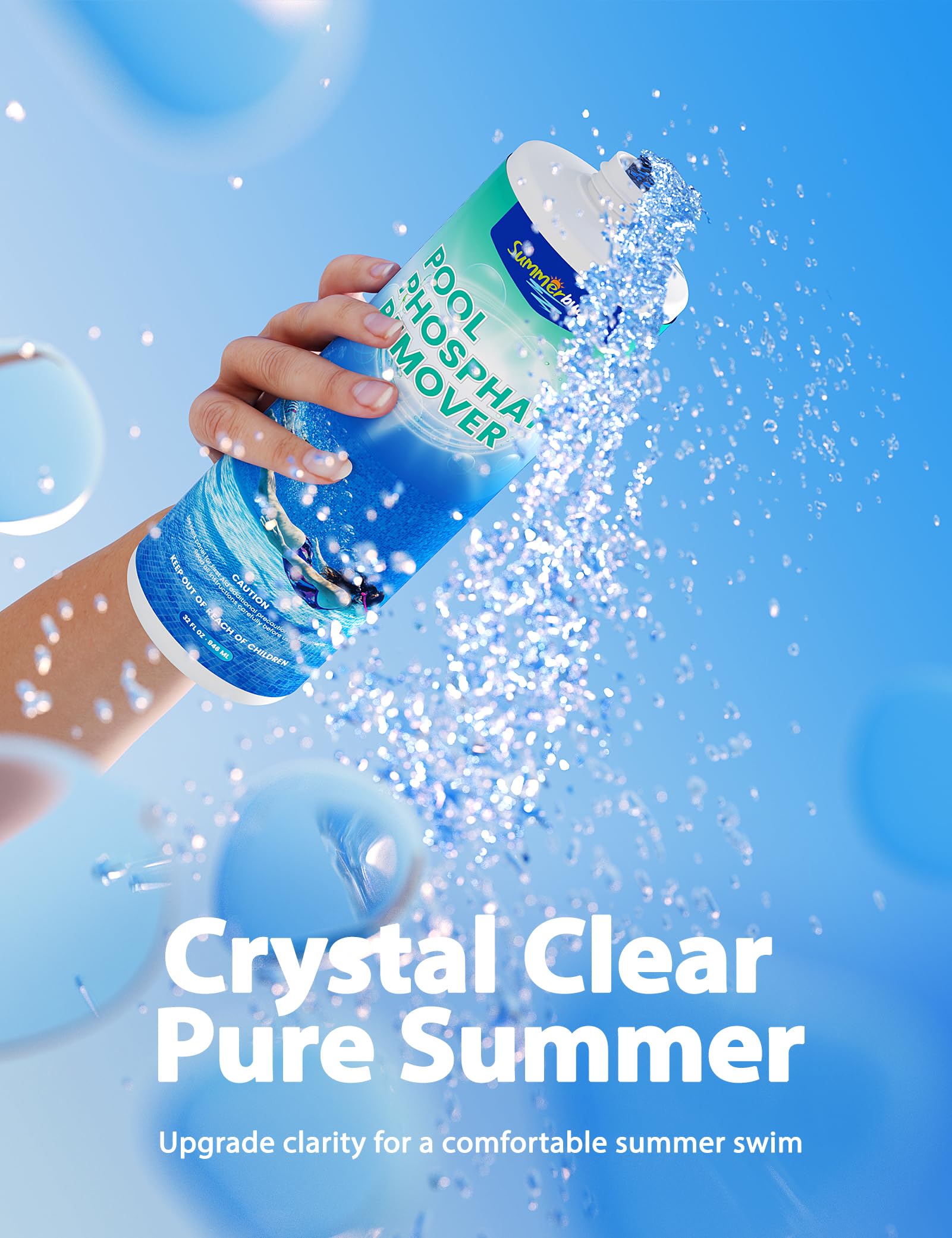 SUMMERBUDDY cerca de filtro y skimmer compatible con equipos comunes