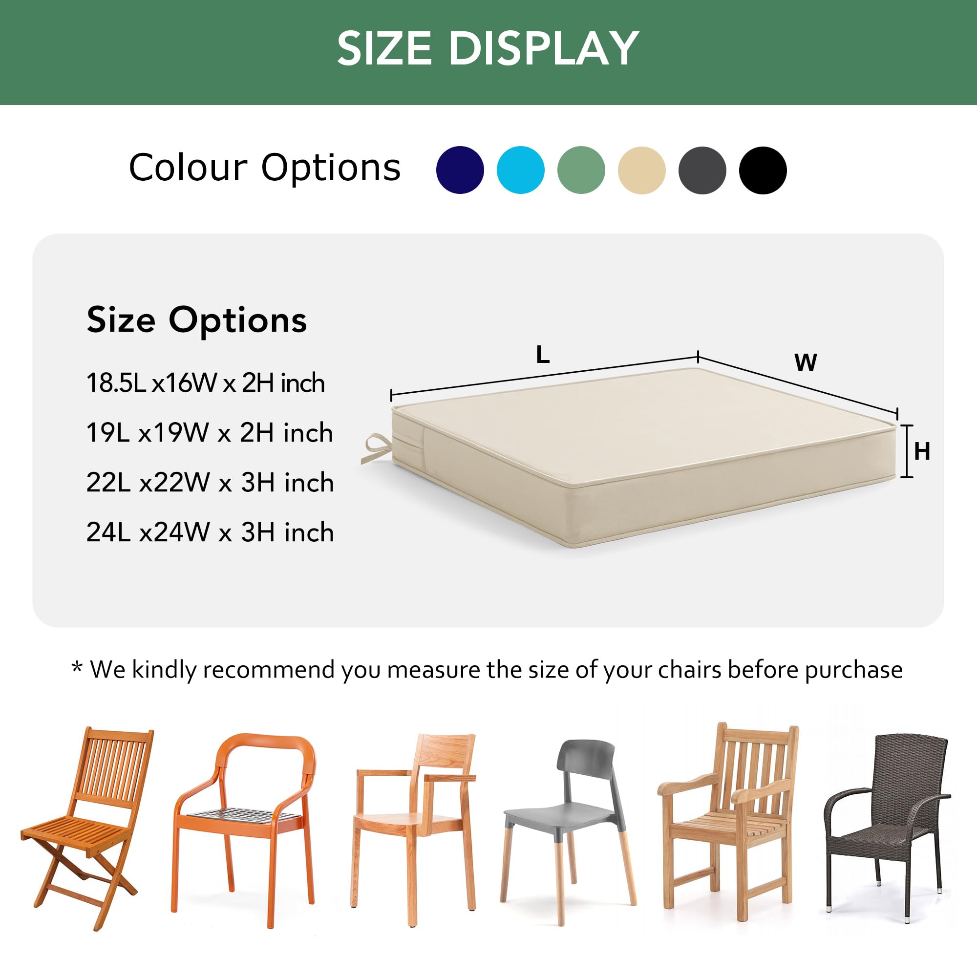 Summsun cojines colocados en silla de rattan, estilo y confort exterior