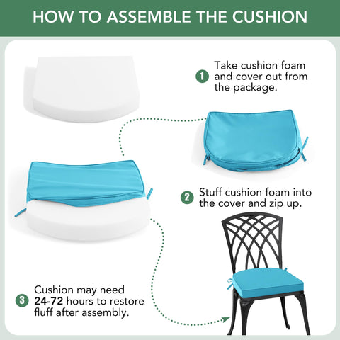 Summsun cojines usados en porche que aportan confort y estilo teal